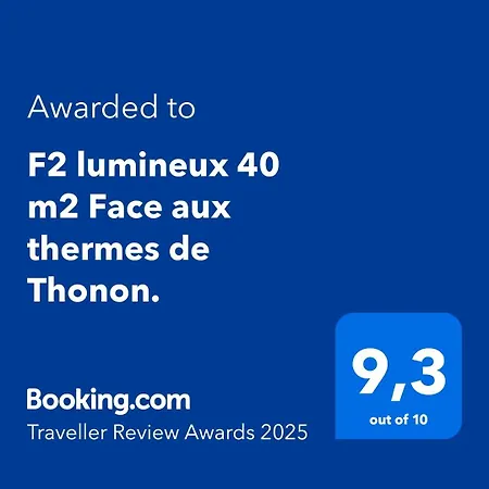 F2 Lumineux 40 M2 Face Aux Thermes De Thonon. Thonon-les-Bains